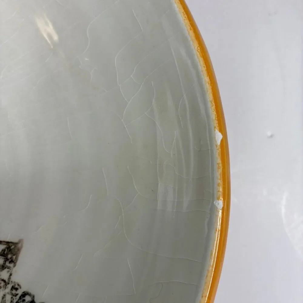 Williams Sonoma ROOSTER SCRIPT Pasta Bowls Made In Italy  10” Set Of 4